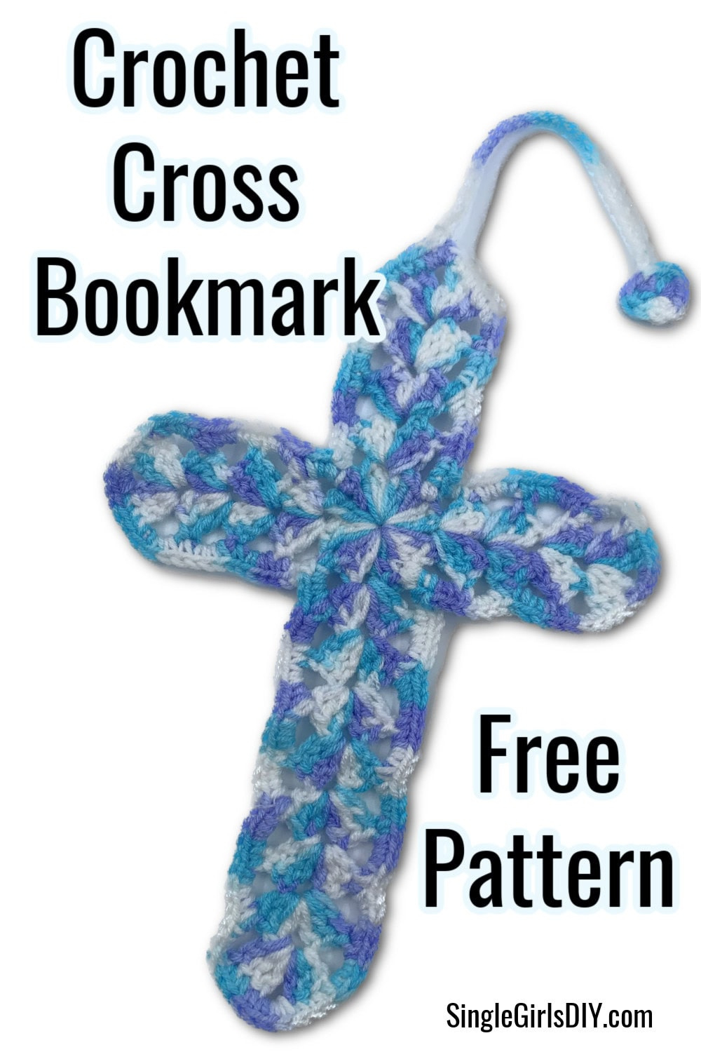 Free Cross Bookmark Crochet Pattern - Single Girl'S Diy throughout Free Printable Crochet Cross Bookmark Patterns