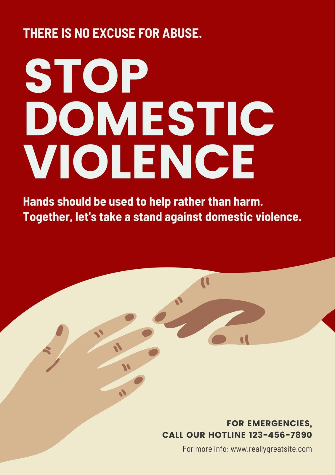 Free Custom Printable Domestic Violence Poster Templates | Canva with Free Printable Domestic Violence Posters
