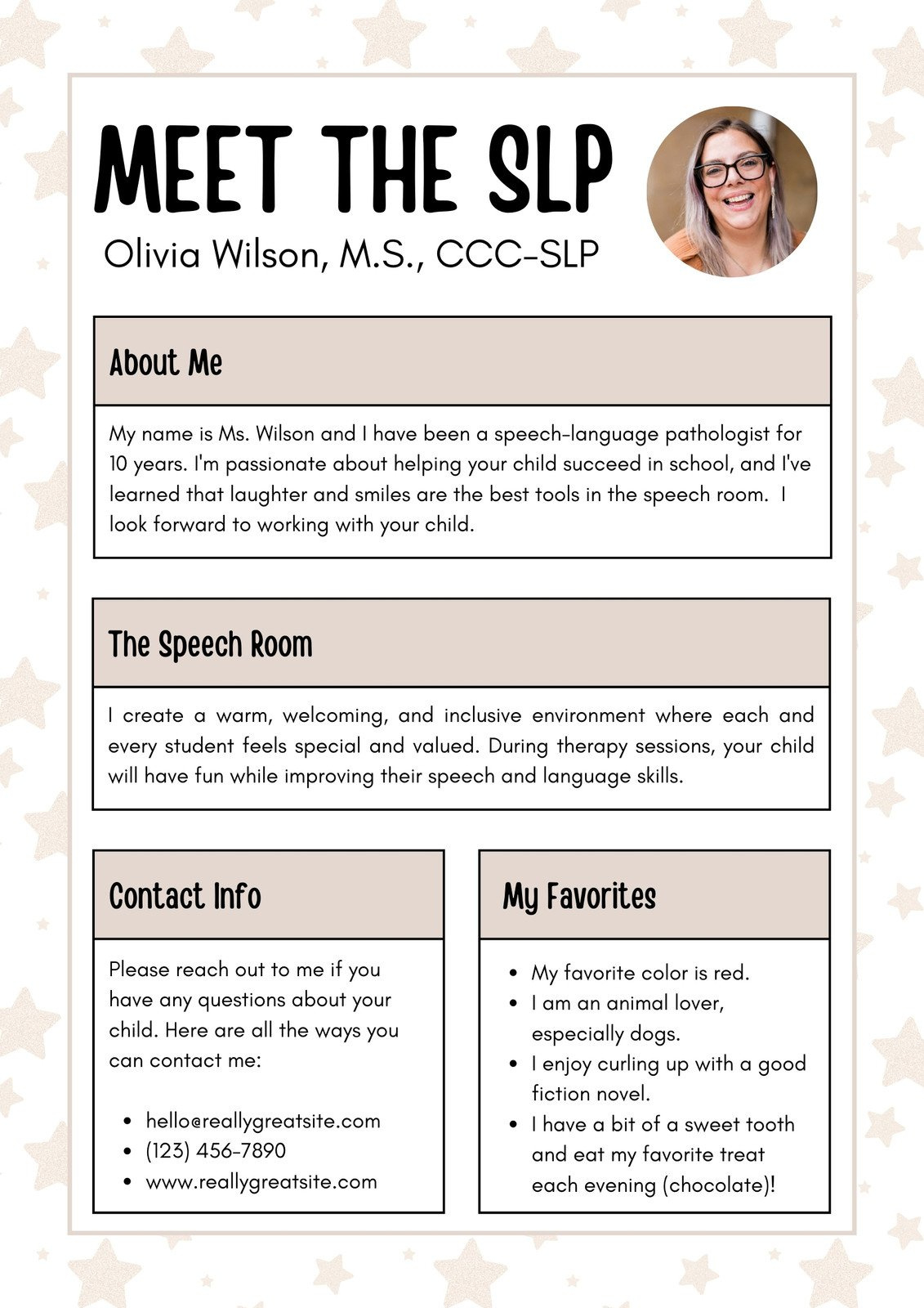 Free Custom Printable Meet The Student/Teacher Templates | Canva intended for Teacher Bio Template Free