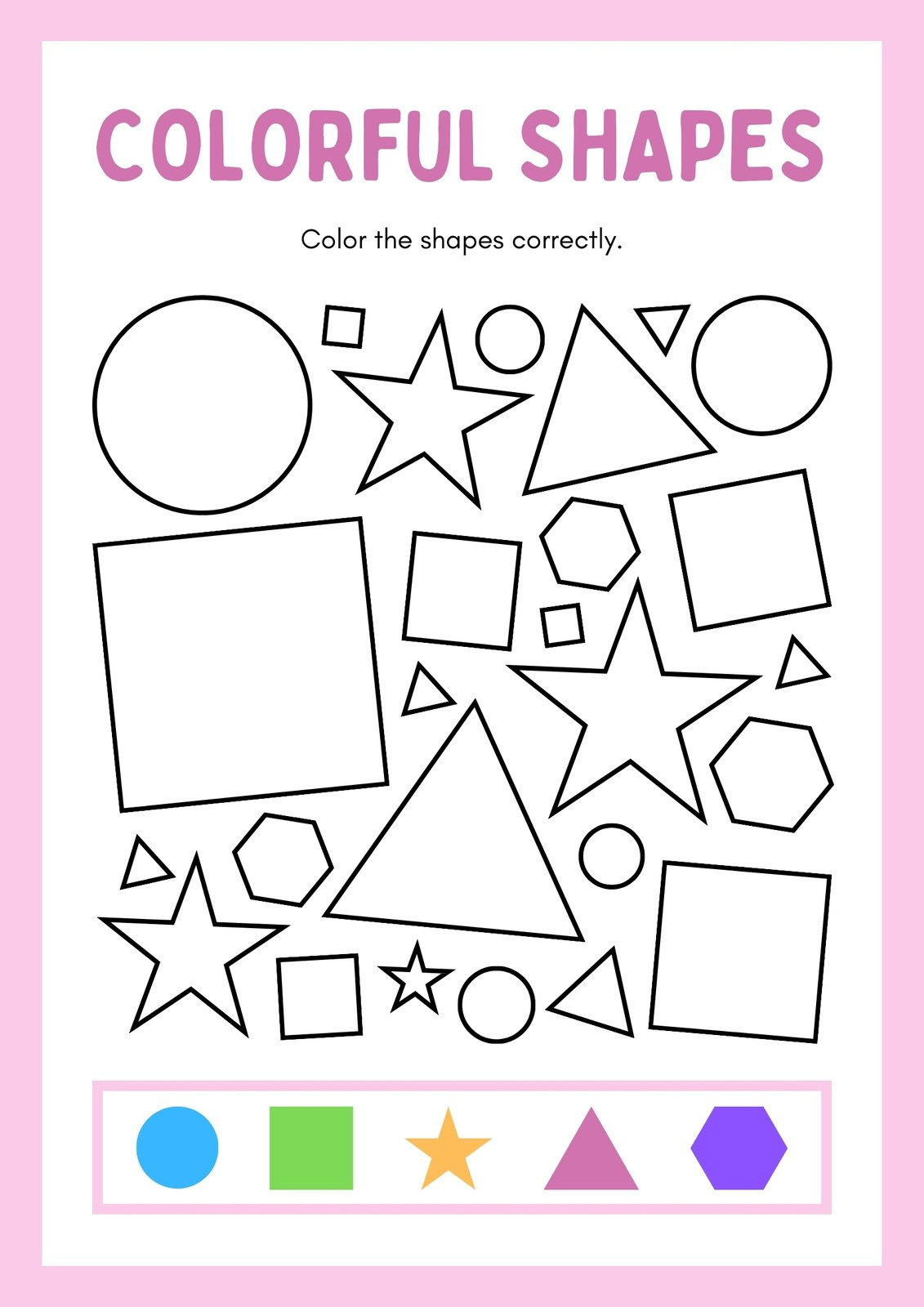 Free Custom Printable Preschool Worksheet Templates | Canva throughout Free Printable Vpk Worksheets