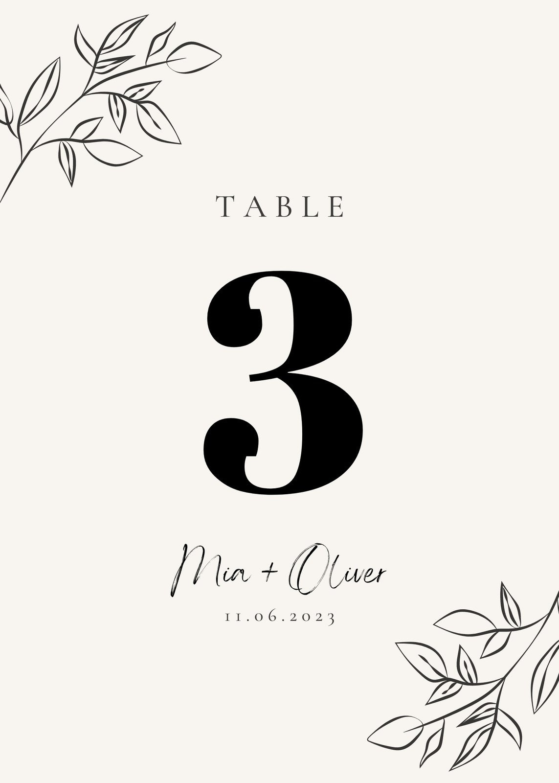 Free, Customizable Table Number Card Templates | Canva pertaining to Downloadable Free Printable Table Numbers Template