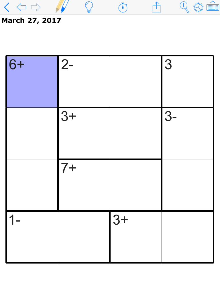 Free Daily Kenken® regarding Free Kenken Printable Puzzles