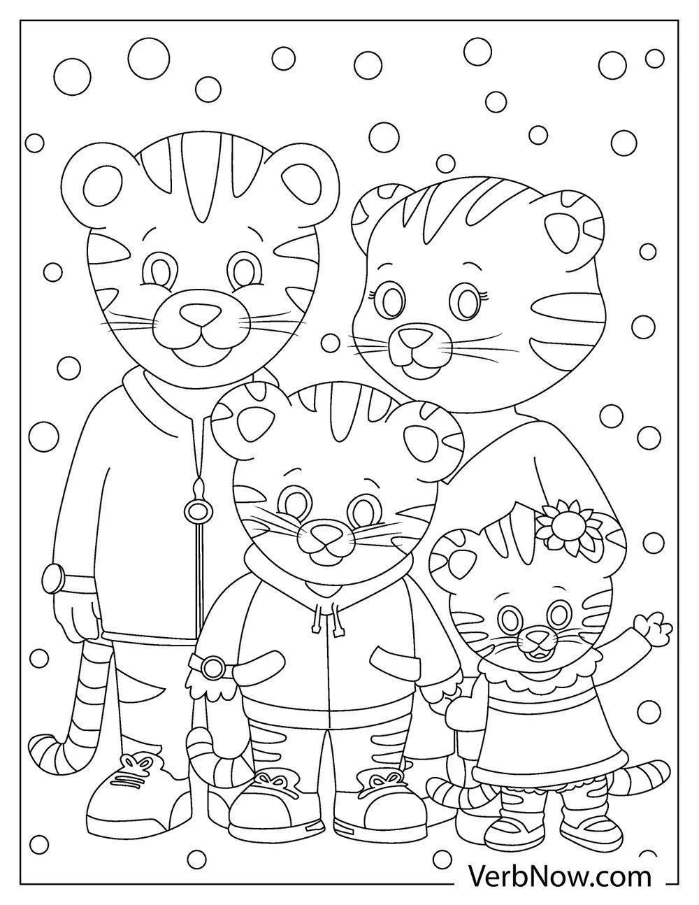 Free Daniel Tiger Coloring Pages For Download (Printable Pdf) with Daniel Tiger Free Printables