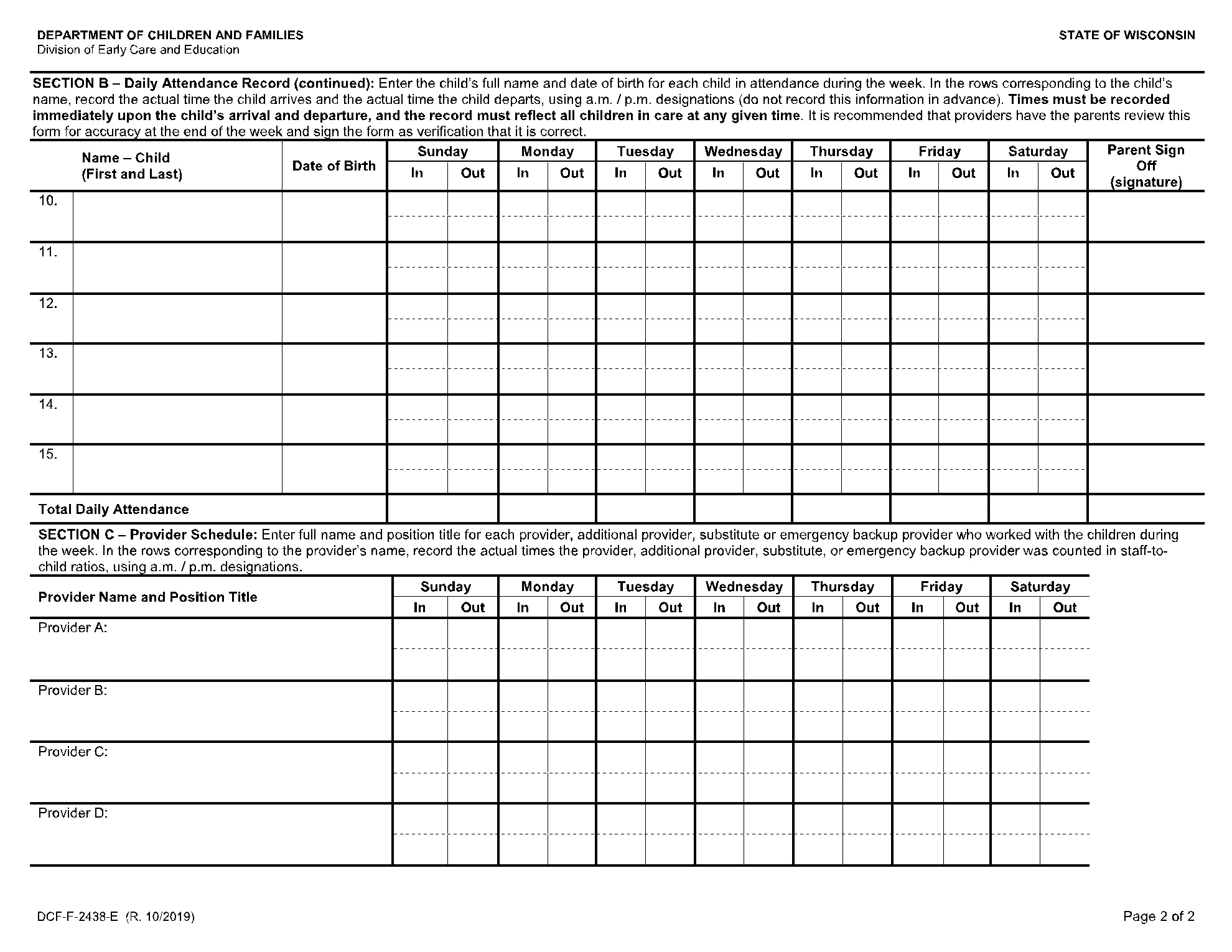 Free Daycare Sign In Sheet Template In 2021 | Cocosign with regard to Free Printable Weekly Sign In And Out Sheets For Daycare