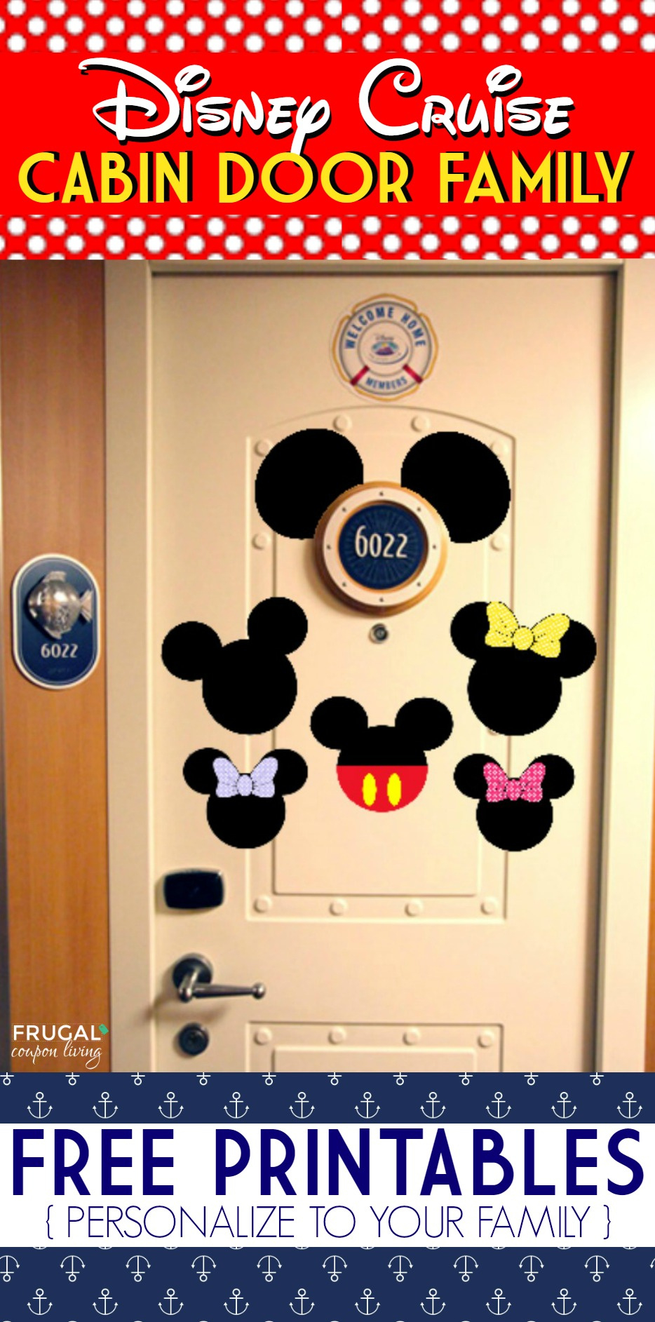 Free Disney Cruise Door Printables in Free Disney Cruise Printables