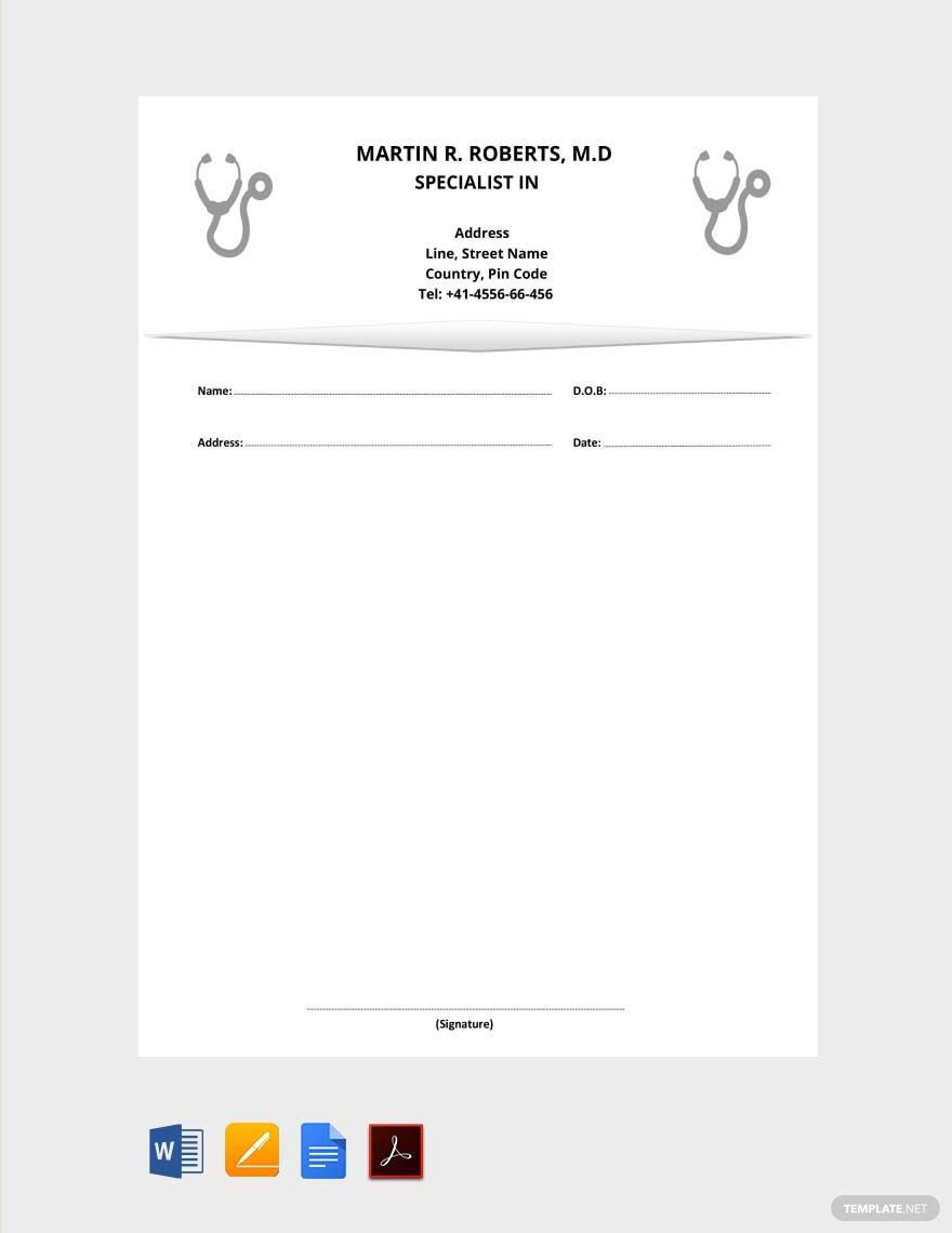 Free Doctor Prescription Templates To Edit Online intended for Free Medical Prescription Templates