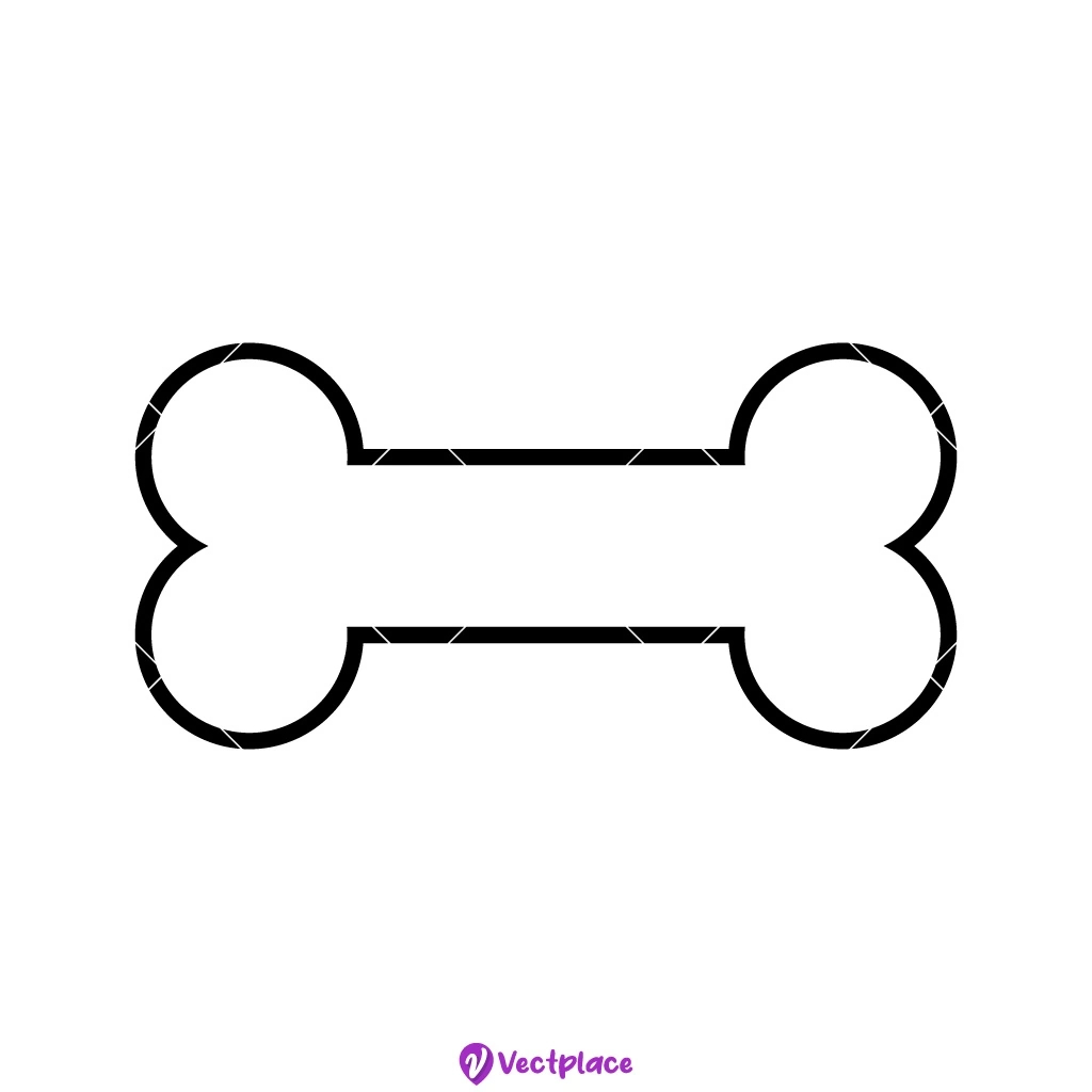 Free Dog Bone Svg - Vectplace inside Free Printable Dog Bone Stencil
