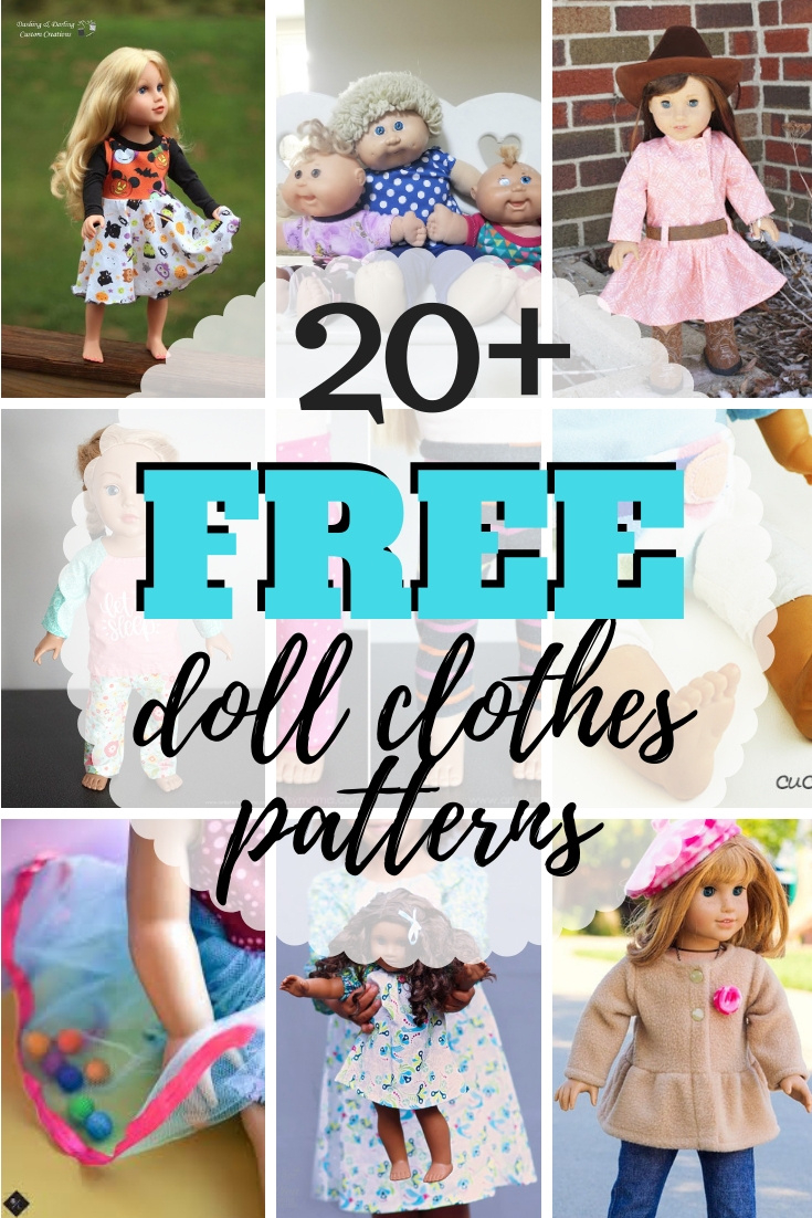 Free Doll Clothes Patterns - For All Types Of Dolls | Sew Simple Home with regard to Free Printable 16 Inch Doll Clothes Patterns