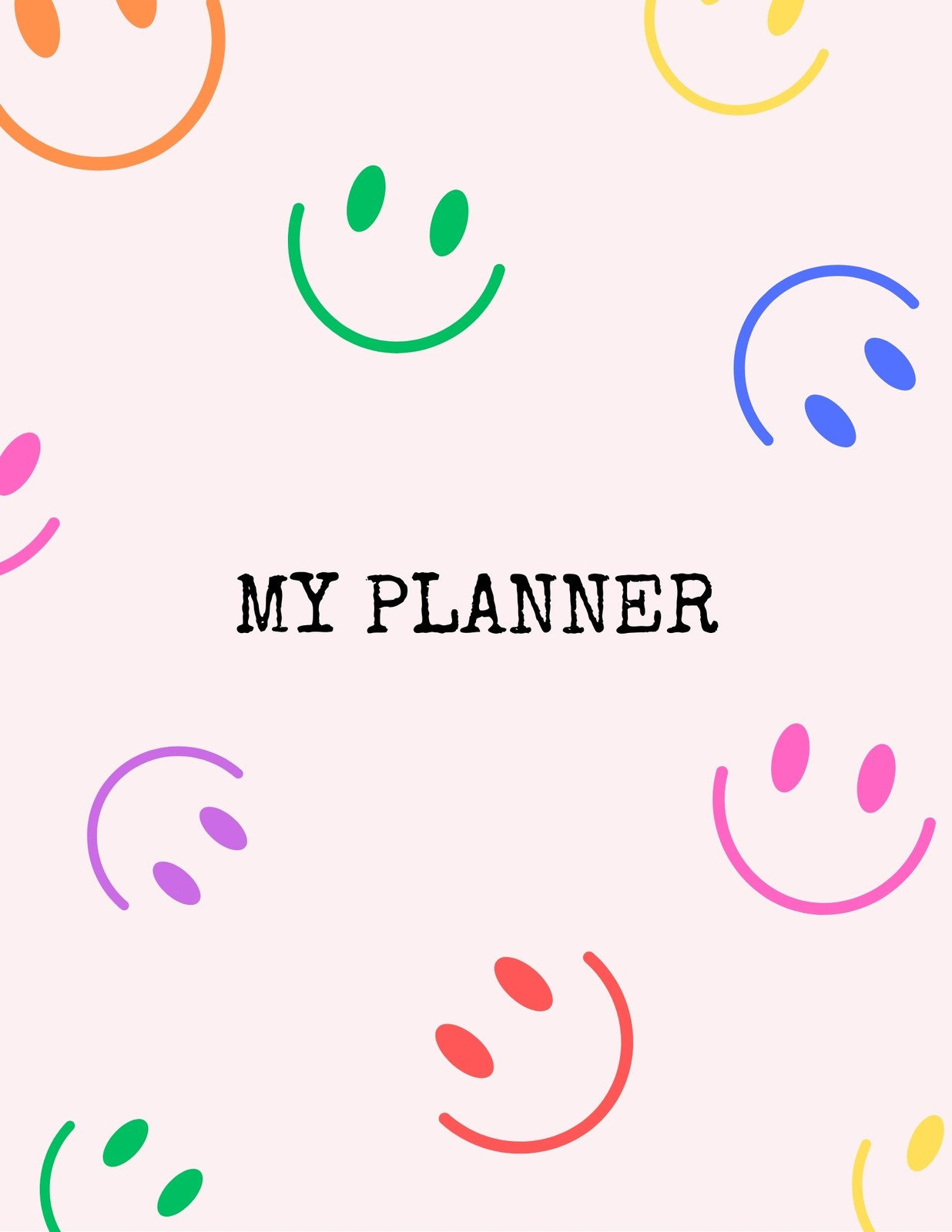 Free Editable And Printable Planner Cover Templates | Canva with Free Printable Homework Folder Cover