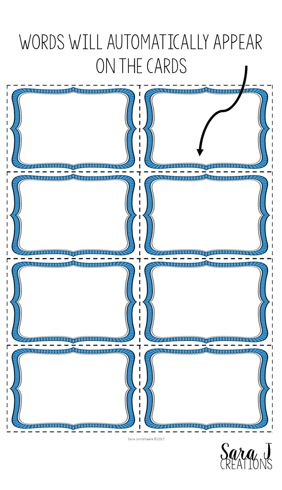 Free Editable Sight Word Cards | Sara J Creations pertaining to Free Editable Flashcard Template Word