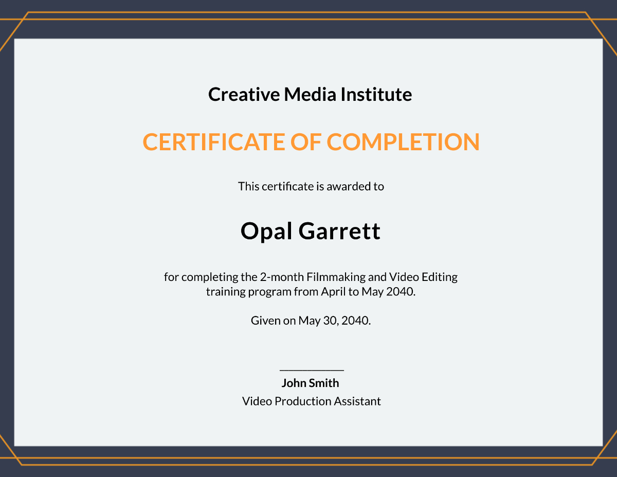 Free First Aid Training Completion Certificate Template To Edit Online pertaining to Free First Aid Certificate Printable Templates