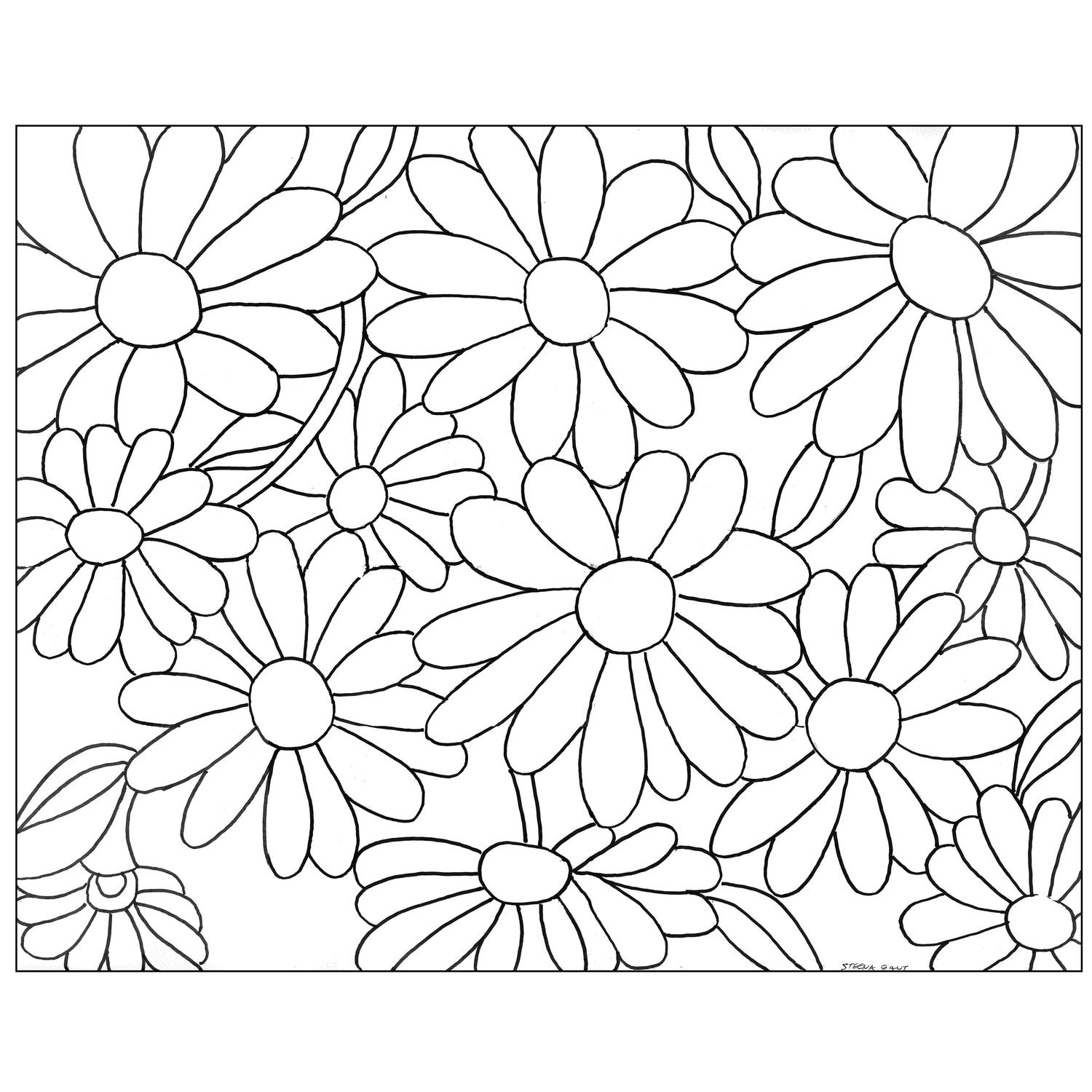 Free Gerbera Daisy Pattern | Window Panels Delphi Glass with Free Gerbera Daisy Template