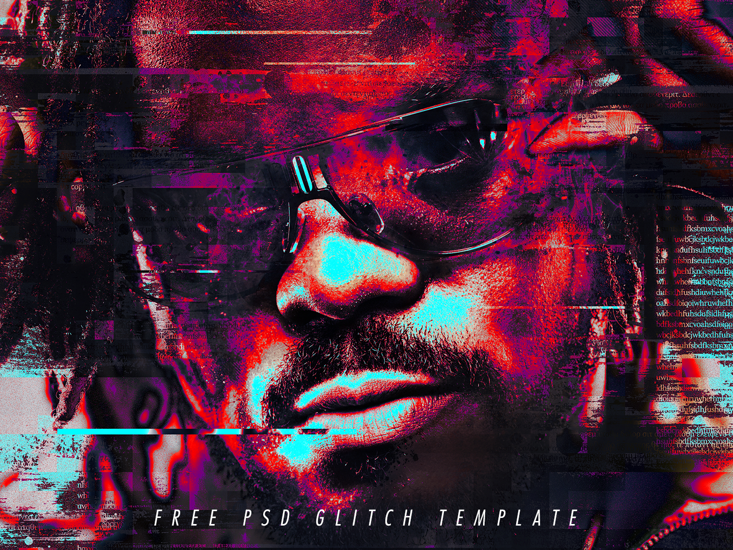 Free Glitch Psd Photoshop Templategiallo86 On Deviantart in Free Psd Photo Effects Templates