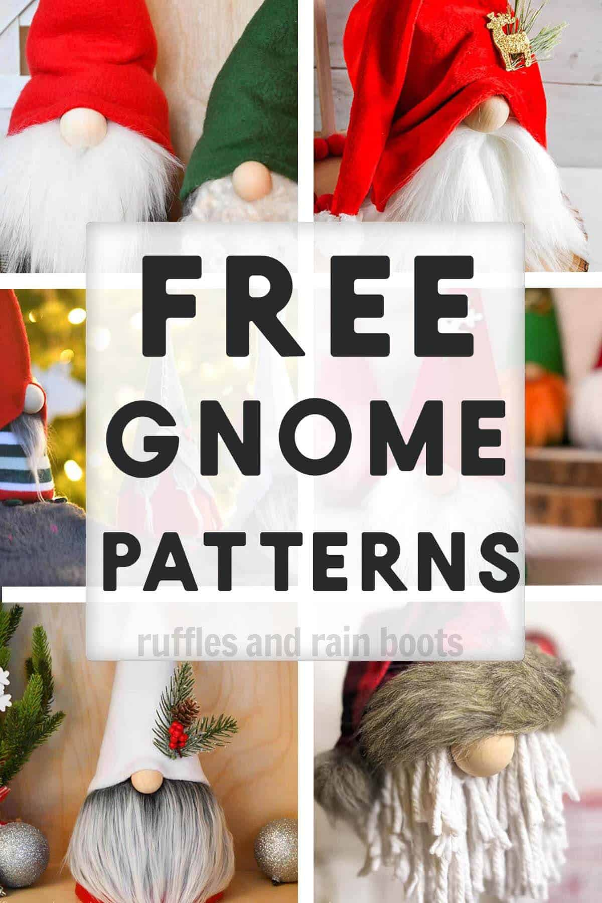 Free Gnome Patterns For Diy Gnomes - Ruffles And Rain Boots inside Printable Free Gnome Patterns