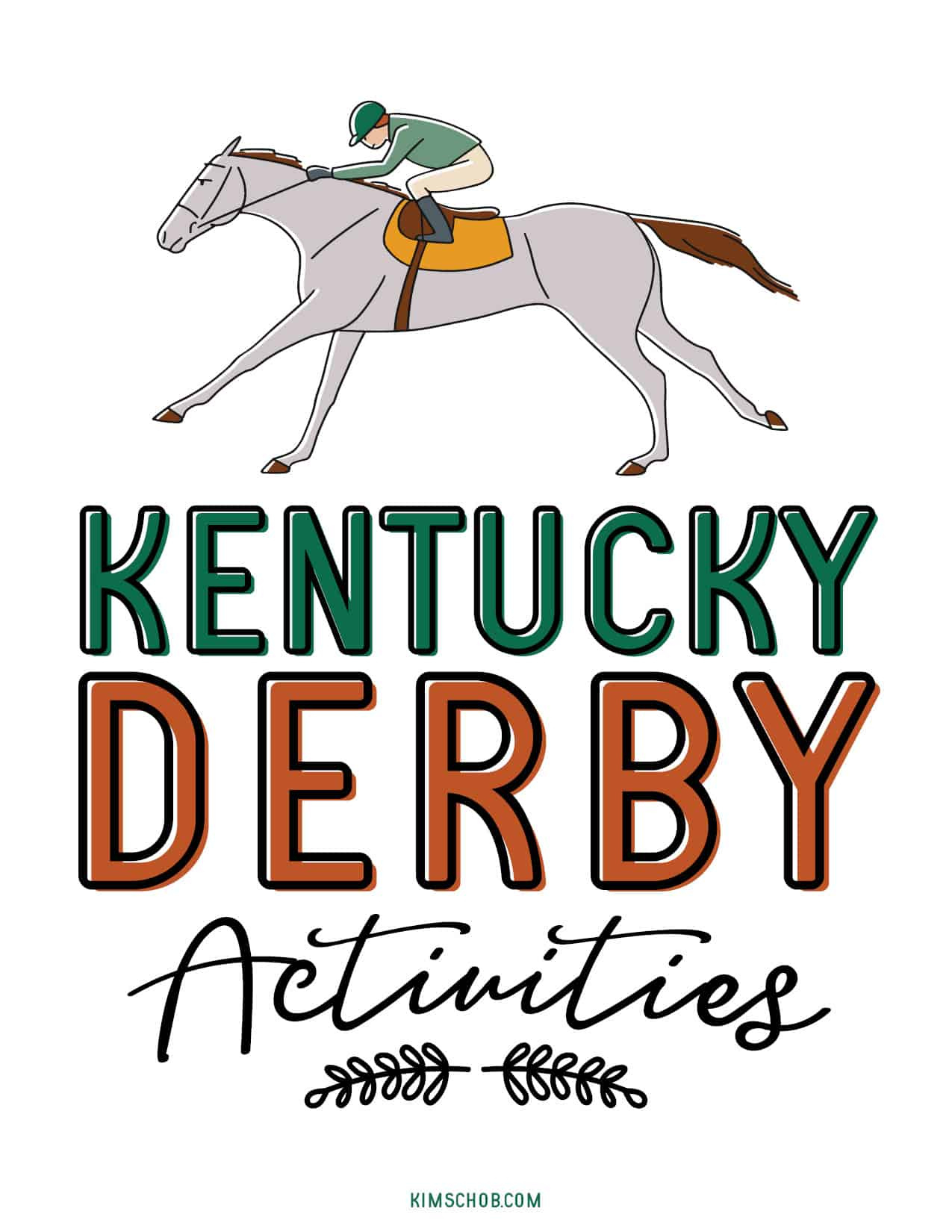 Free Kentucky Derby Printable Games - Kim Schob intended for Free Kentucky Derby Printables