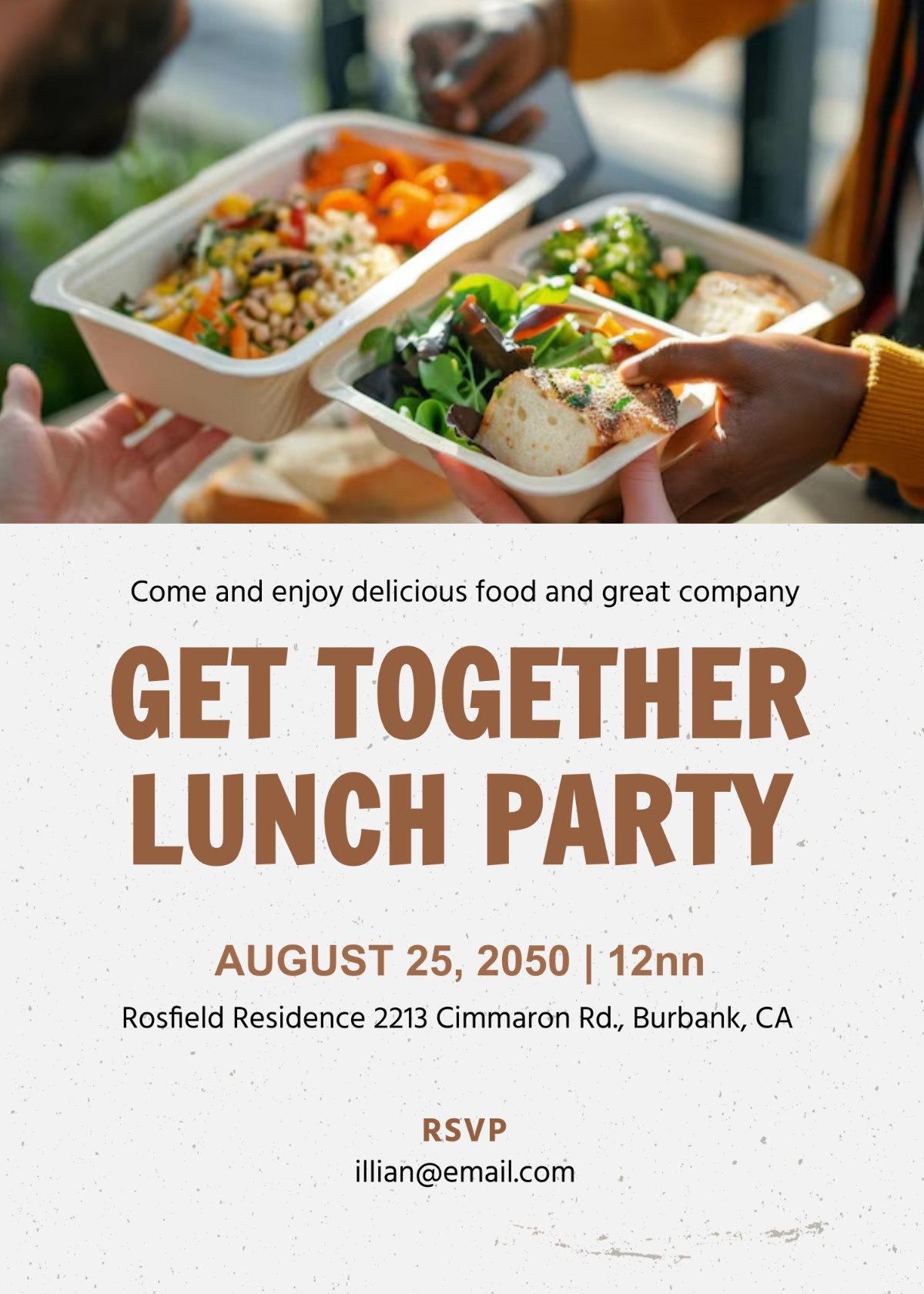 Free Lunch Invitation Templates, Editable And Printable for Free Printable Lunch Invitation Templates