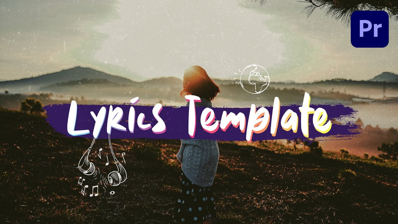 Free Lyrics Title Template | Premiere Pro with regard to Lyric Video Template Premiere Pro Free