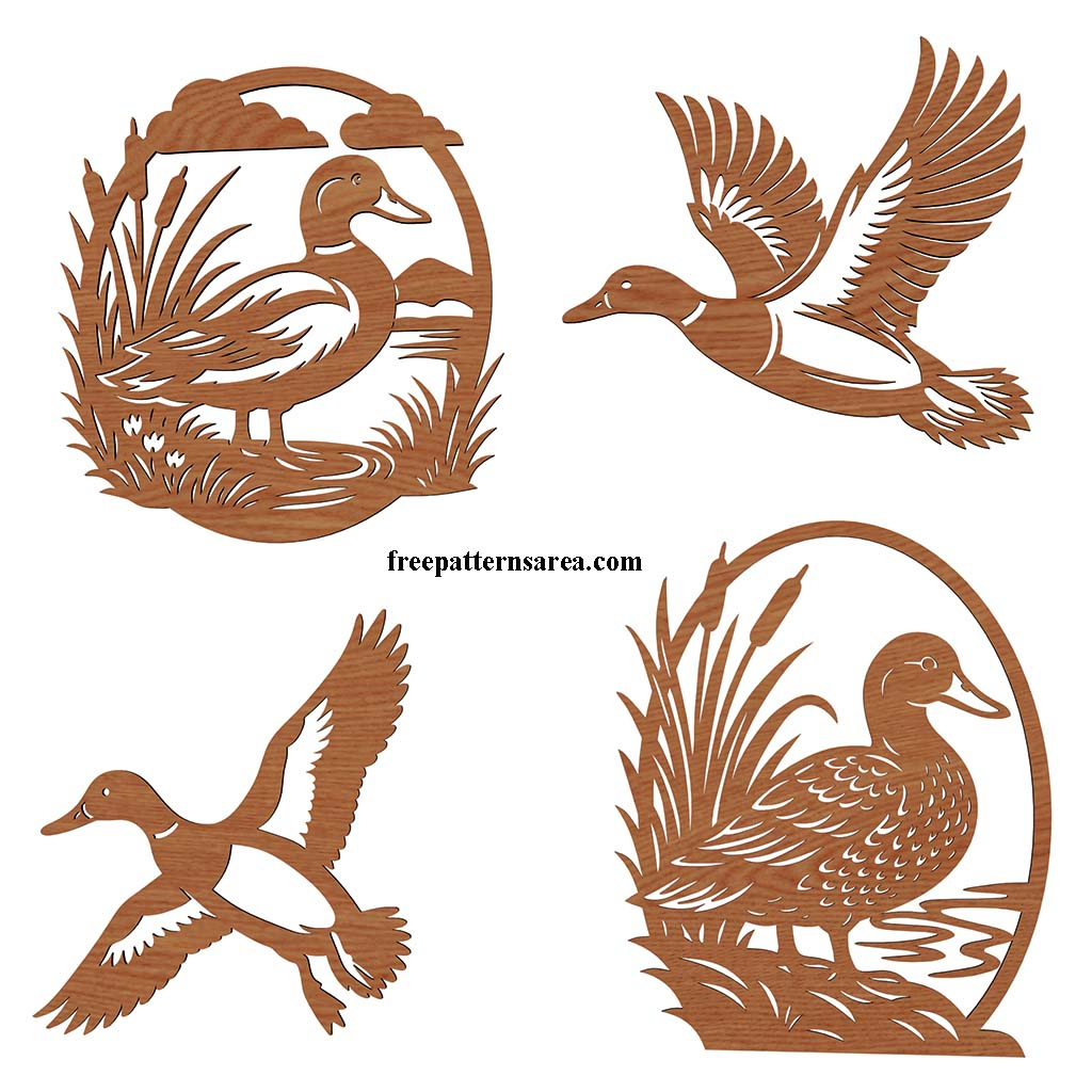 Free Mallard Duck Silhouette And Vector Art Designs - Freepatternsarea throughout Free Printable Stencils Of Mallard Ducks