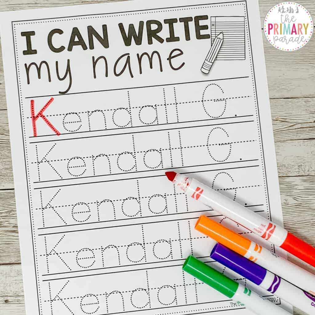 Free Name Writing Practice: Editable Tracing Template (2025) - The throughout Free Preschool Name Printables