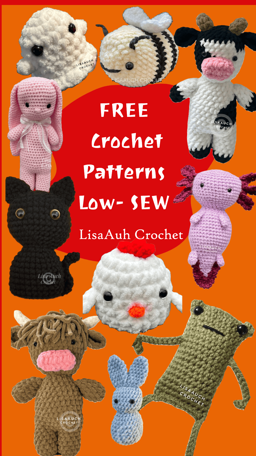 Free No Sew Crochet Toy Patterns - Bestsellers For Market Prep in Free Printable Crochet Patterns