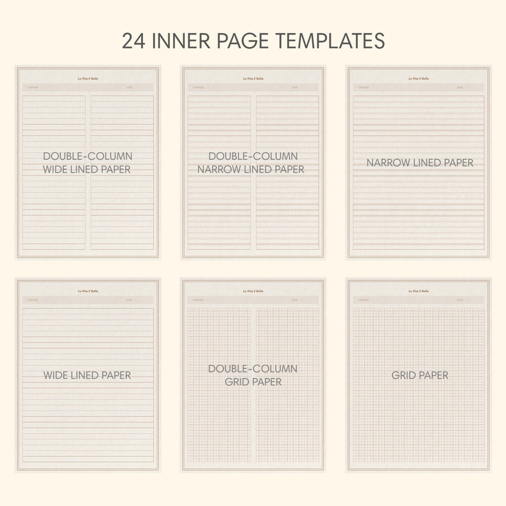 Free Notability Templates For Your Own Notebook Ideas - Yaayplanners intended for Notability Templates Free