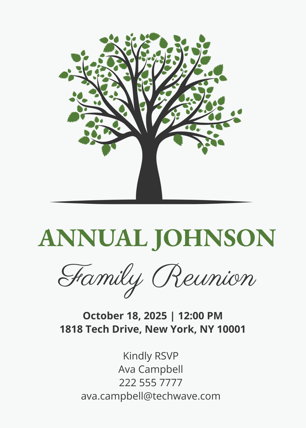 Free Old Family Printable Family Reunion Invitation Template To inside Free Printable Family Reunion Templates