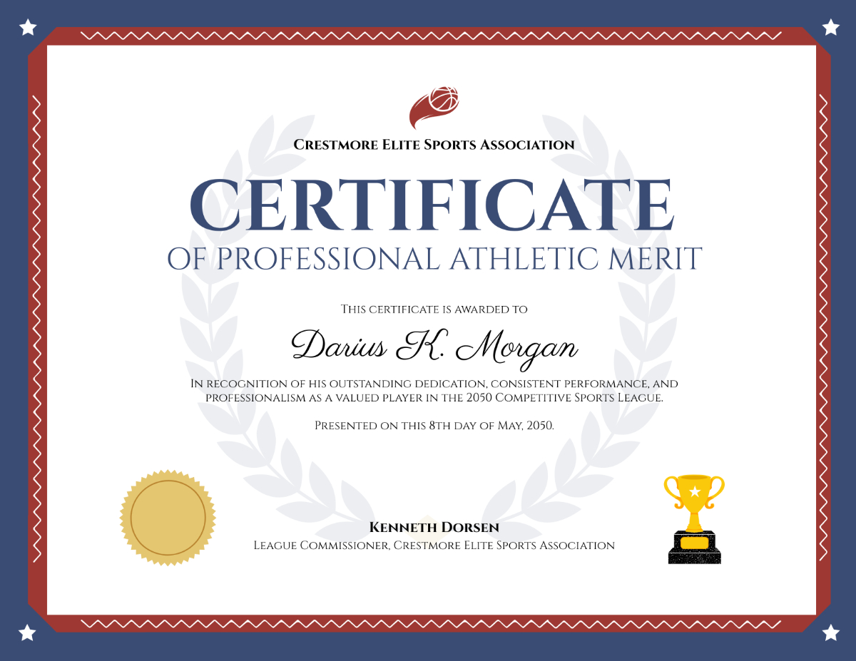 Free Olympics Certificate Template To Edit Online regarding Free Printable Olympic Certificates