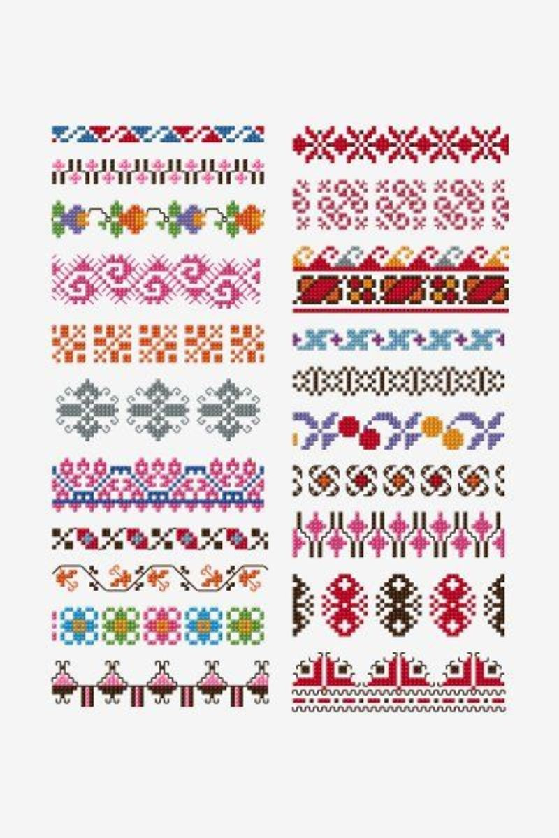 Free Online Cross Stitch Border Patterns - Hubpages pertaining to Free Printable Counted Cross Stitch Border Patterns
