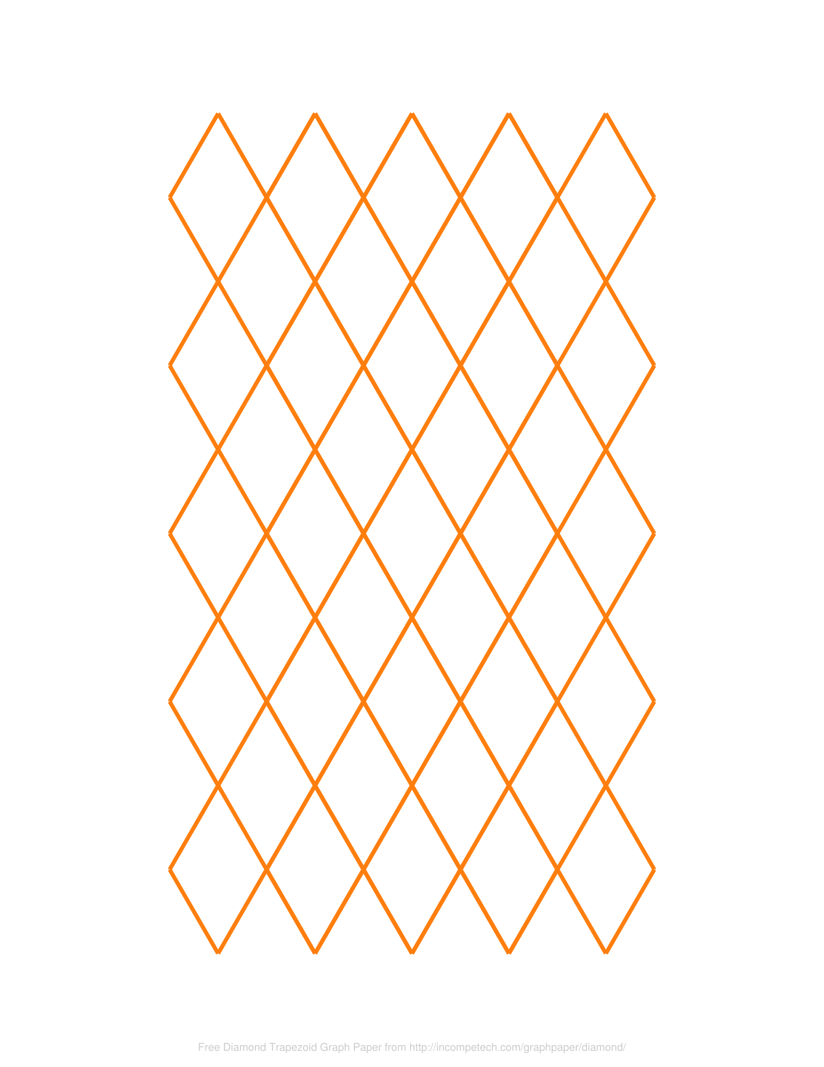 Free Online Graph Paper / Diamond Trapezoid throughout Free Printable Diamond Stencils