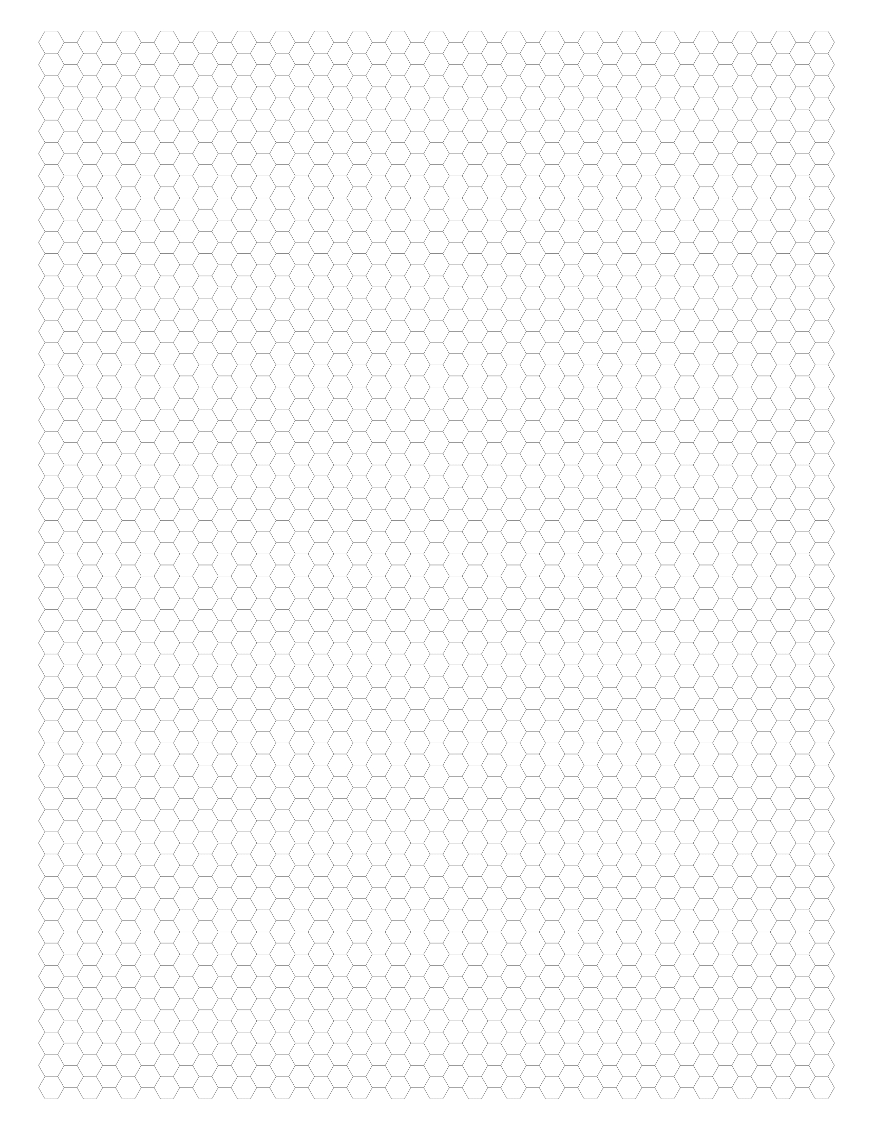 Free Online Graph Paper / Hexagonal regarding Free Printable Hexagon Graph Paper