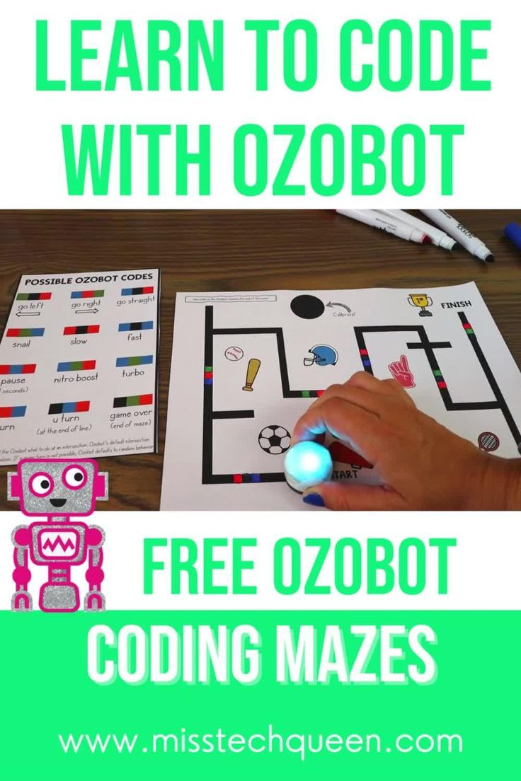 Free Ozobot Coding Maze For Kids for Free Ozobot Printables