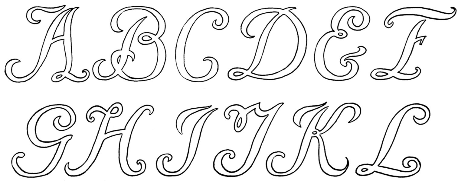 Free Pattern Friday — Vintage Monogram Letters – Q Is For Quilter throughout Printable Hand Embroidery Letters Patterns Free