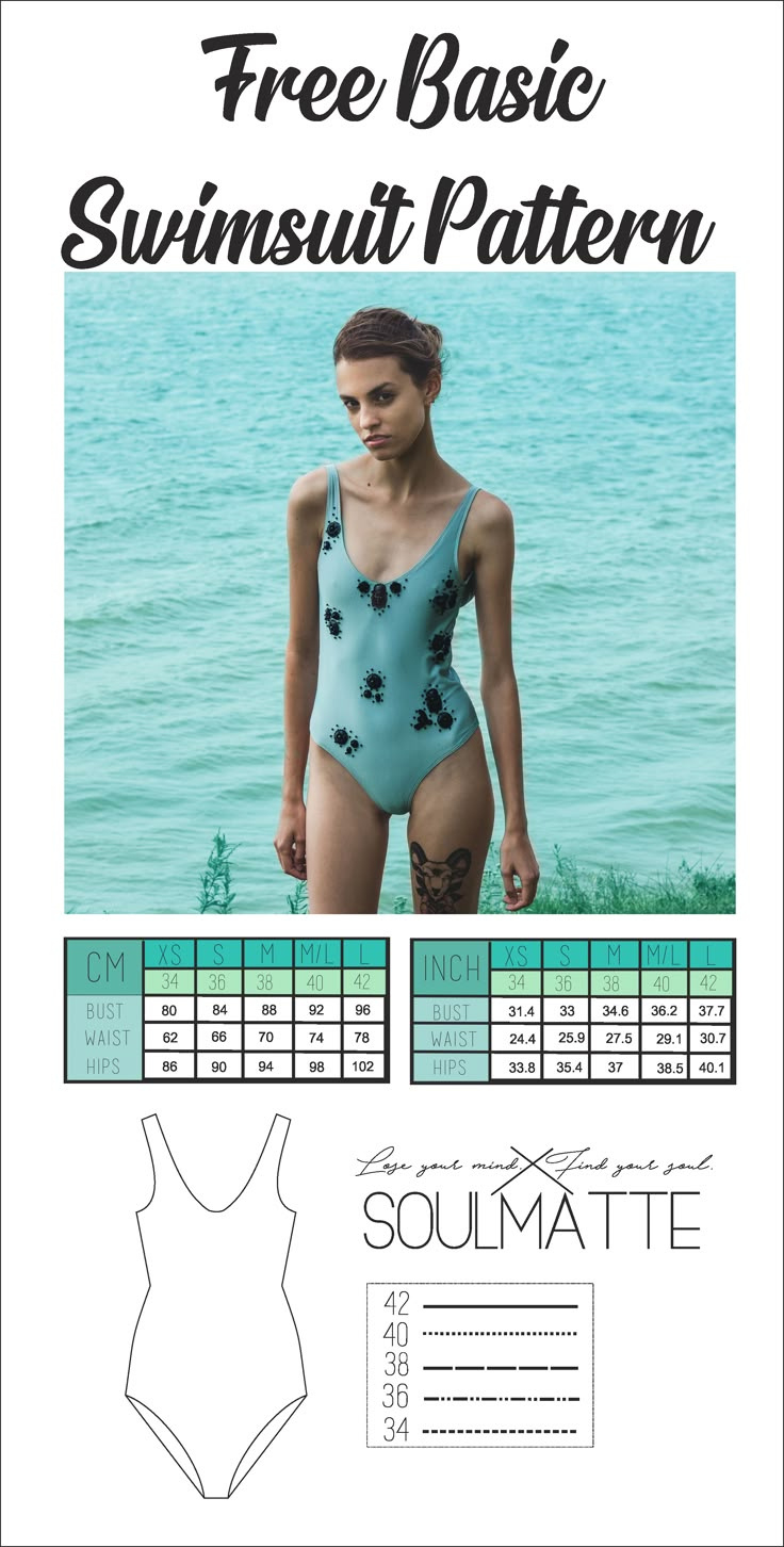 Free Pdf Download Printable Basic Swimsuit inside Free Printable Swimsuit Patterns