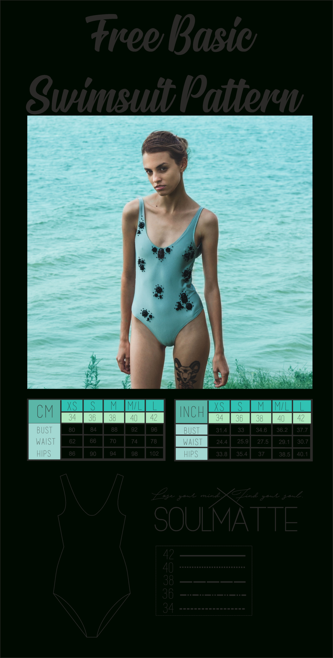 Free Pdf Download Printable Basic Swimsuit with regard to Free Printable Bikini Patterns