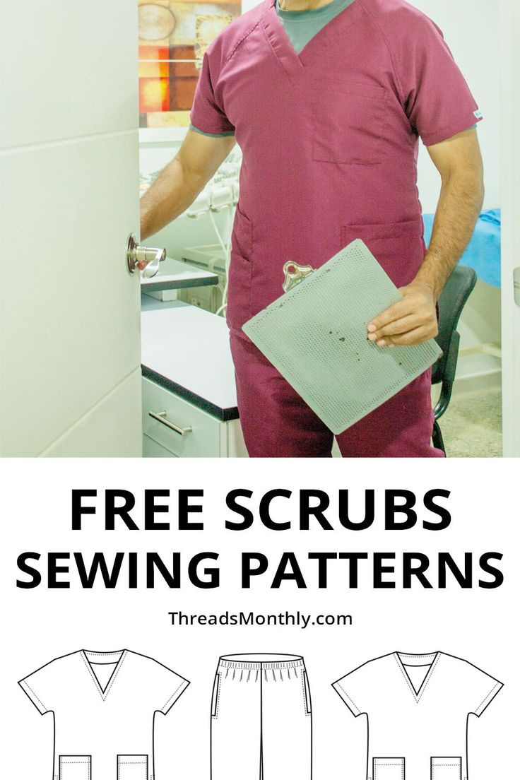 Free Pdf Scrubs Patterns | Diy Uniforms For Nurses, Doctors with regard to Free Printable Scrub Top Pattern