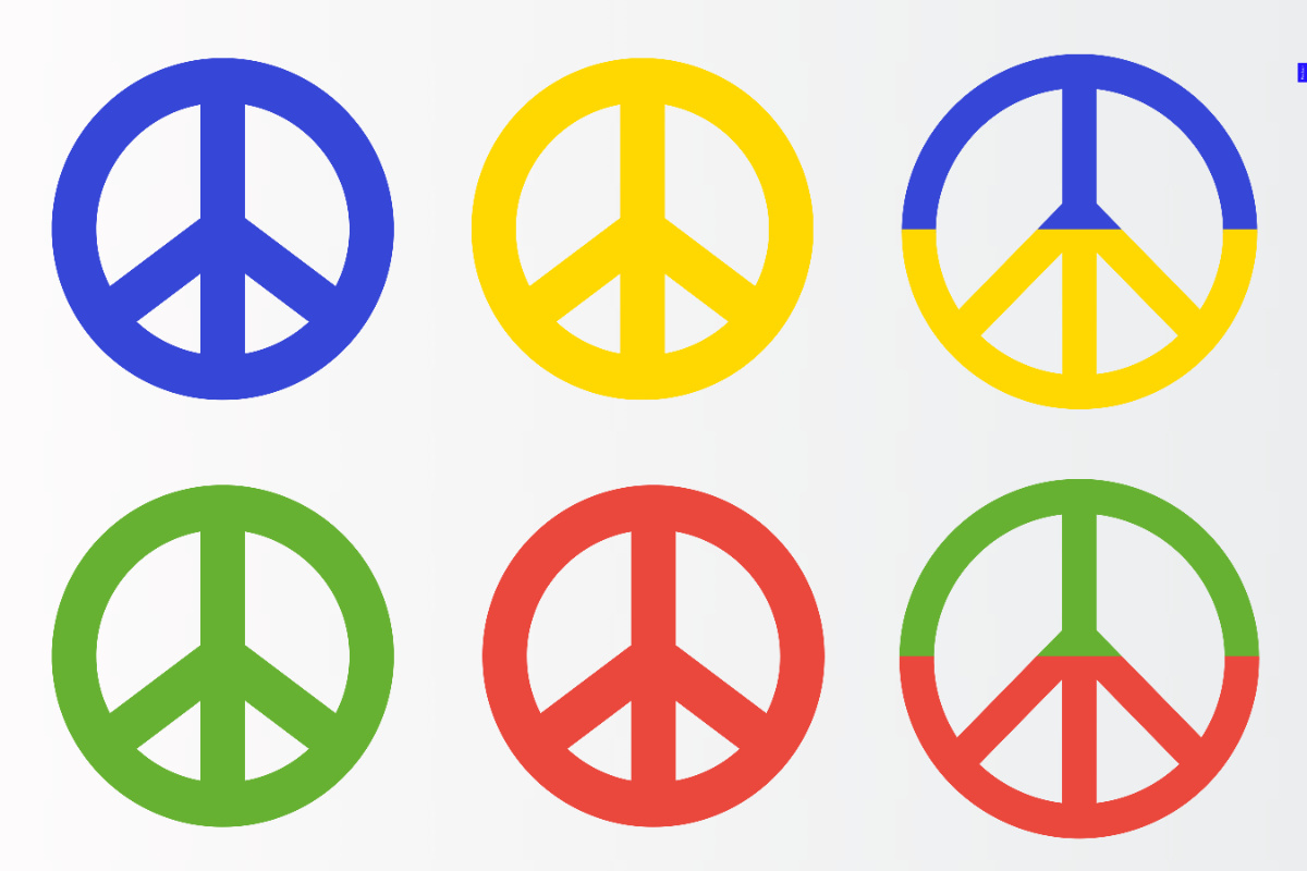 Free Peace Signs Template To Edit Online regarding Peace Sign Templates For Free