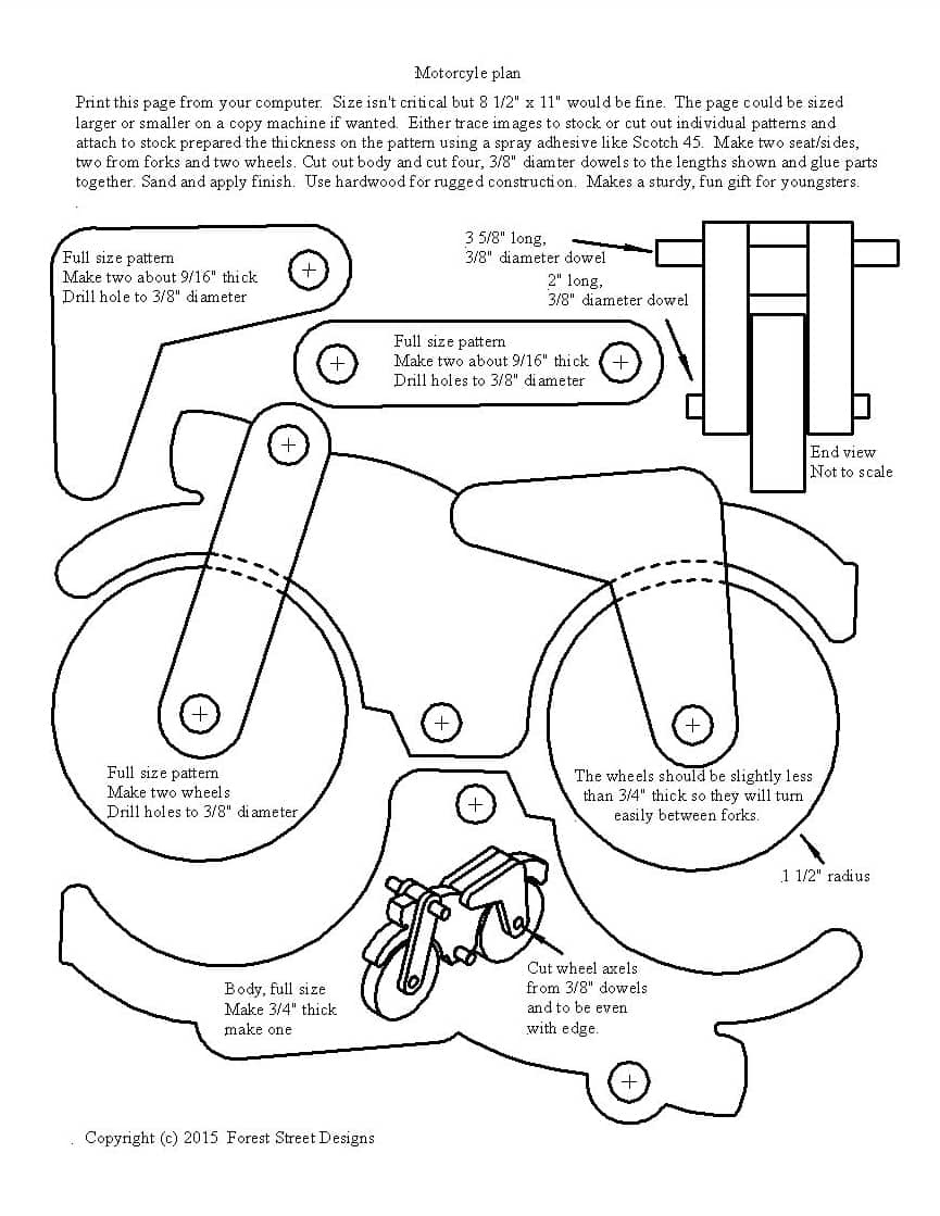 Free Plans - Forest Street Designs in Free Printable Wooden Toy Patterns