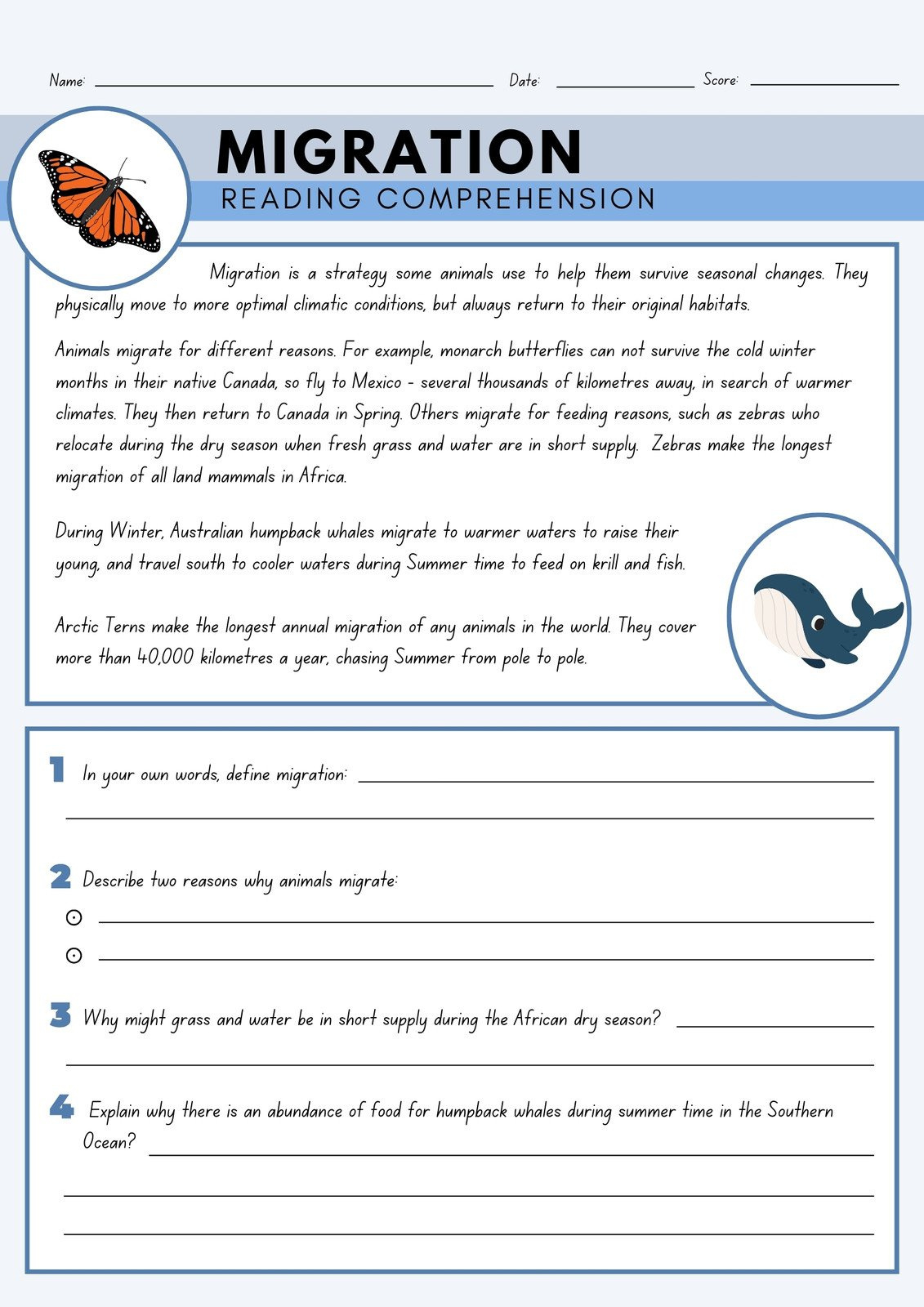 Free Printable 3Rd Grade Reading Worksheet Templates | Canva with regard to Free Printable Stories For 3rd Graders