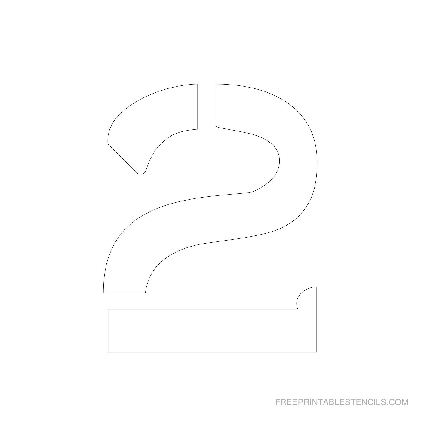 Free Printable 4 Inch Number Stencils 1-10 - Worksheets Library regarding 4 Inch Printable Number Stencils