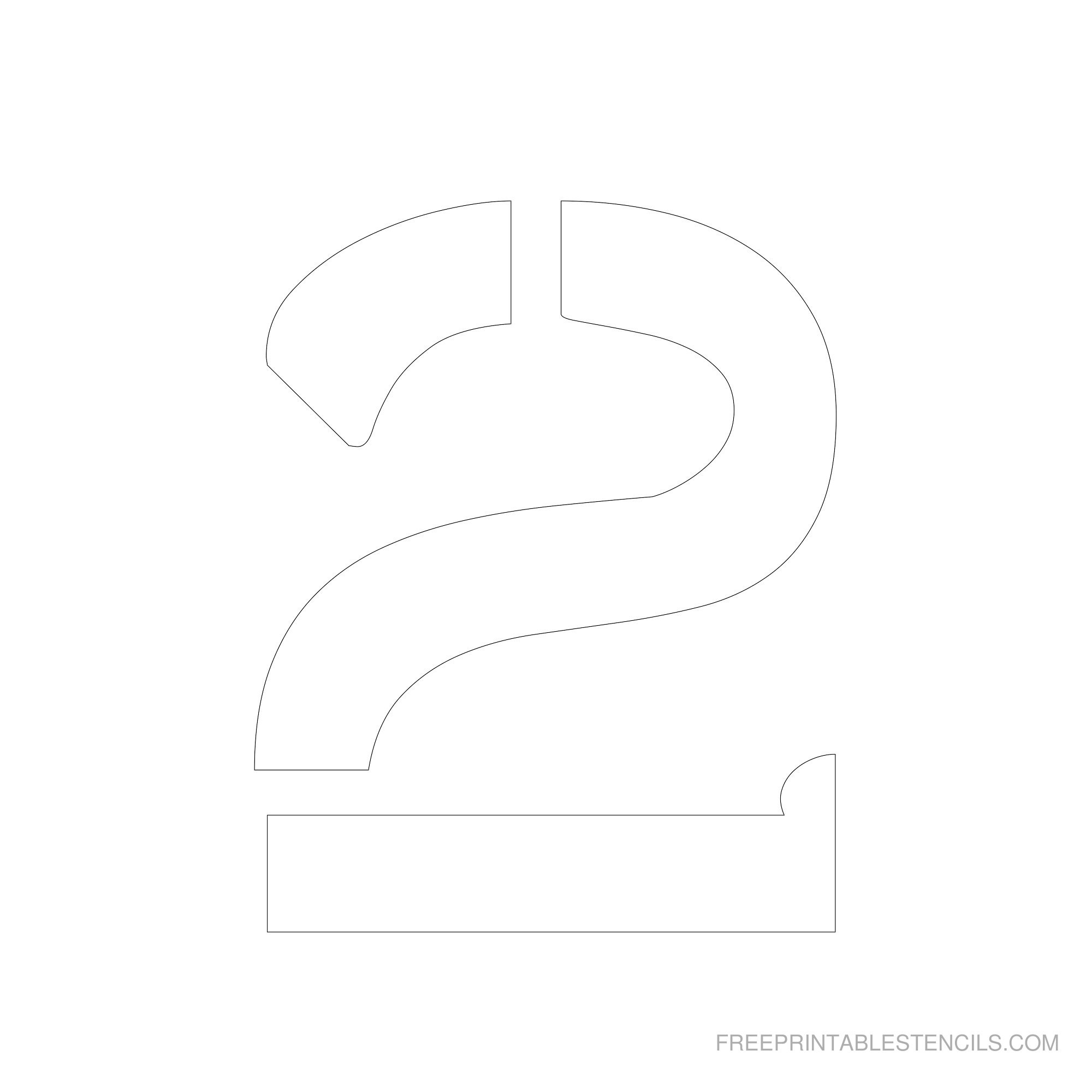 Free Printable 6 Inch Number Stencils 1-10 - Worksheets Library throughout 6 Inch Number Stencils Printable