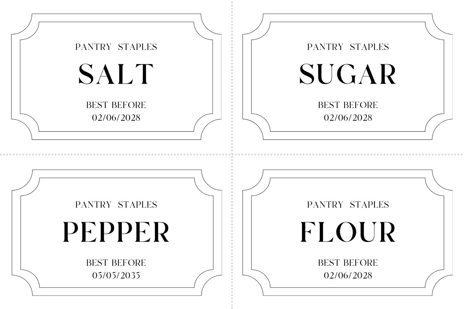 Free Printable And Customizable Kitchen Label Templates | Canva pertaining to Editable Printable Labels Free