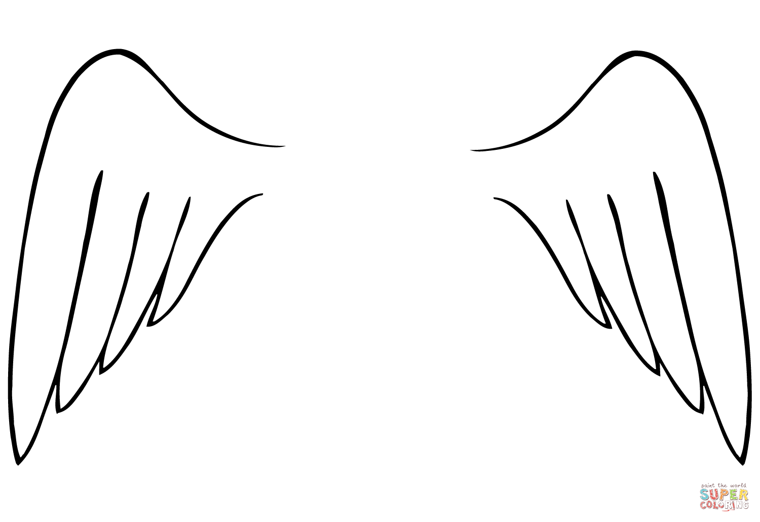 Free Printable Angel Wings - Printable Party Favors regarding Angel Wings Printables Free