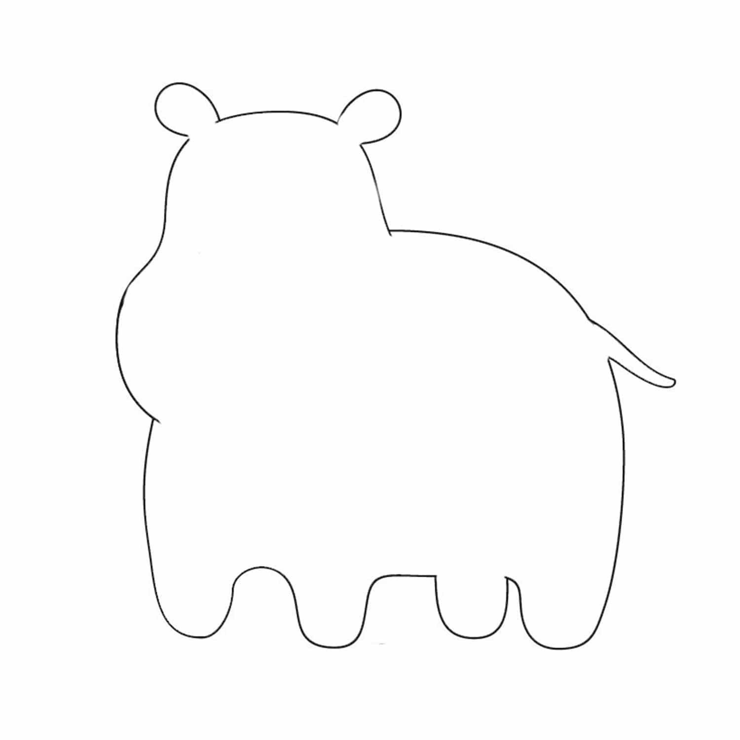 Free Printable Animal Cutouts To Use On Various Crafts - Tulamama with Free Printable Animal Shapes