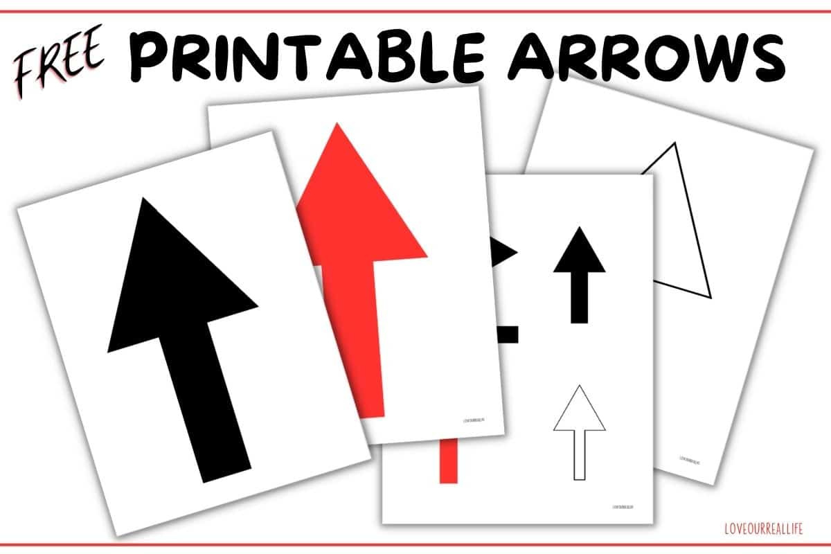 Free Printable Arrow Signs - Directional Templates ⋆ Love Our for Free Printable Arrows For Signs