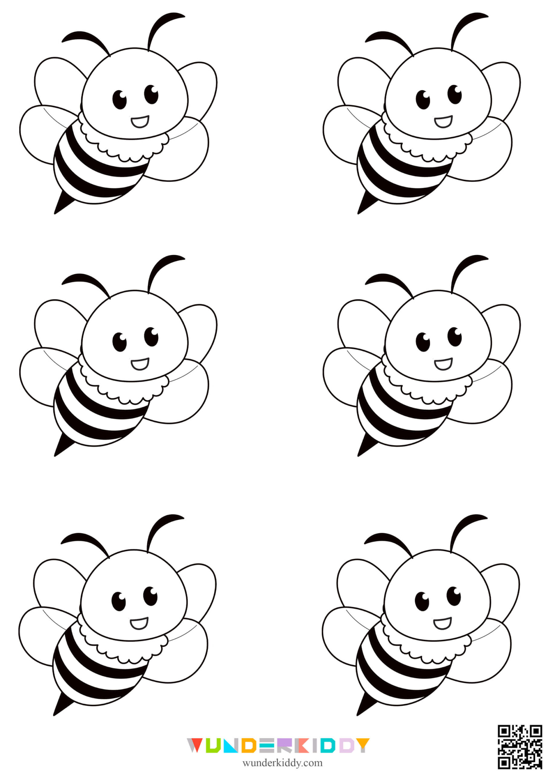 Free Printable Bee Template For Kindergarten Craft inside Free Printable Bumble Bee Pattern