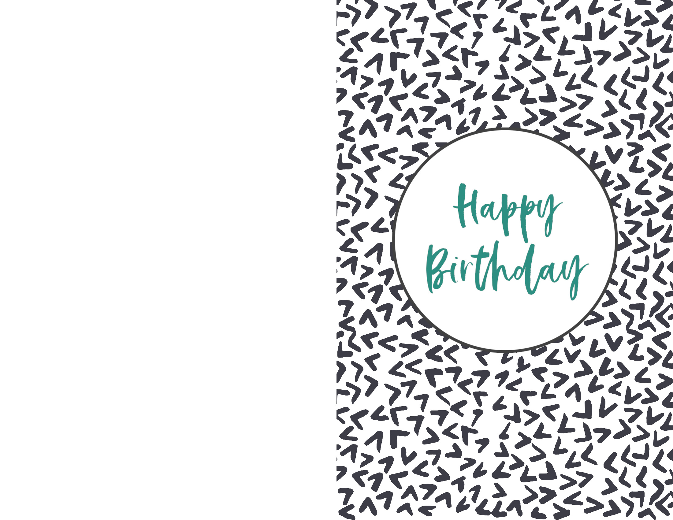Free Printable Birthday Cards - Paper Trail Design inside Foldable Free Printable Printable Birthday Card