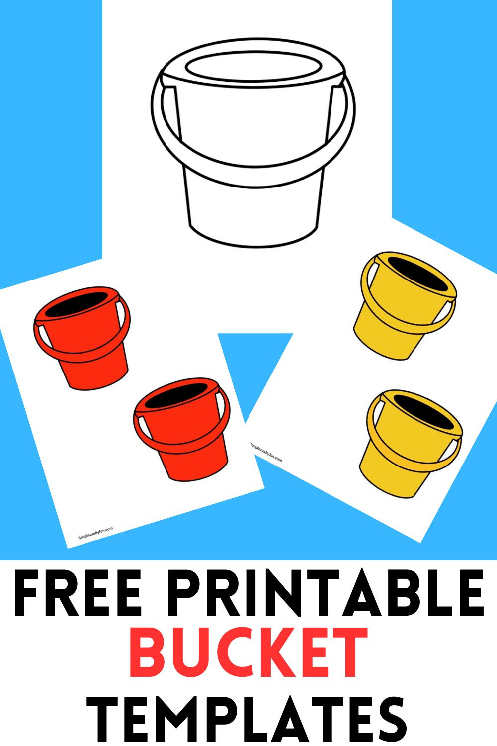 Free Printable Bucket Templates - inside Free Printable Bucket Template