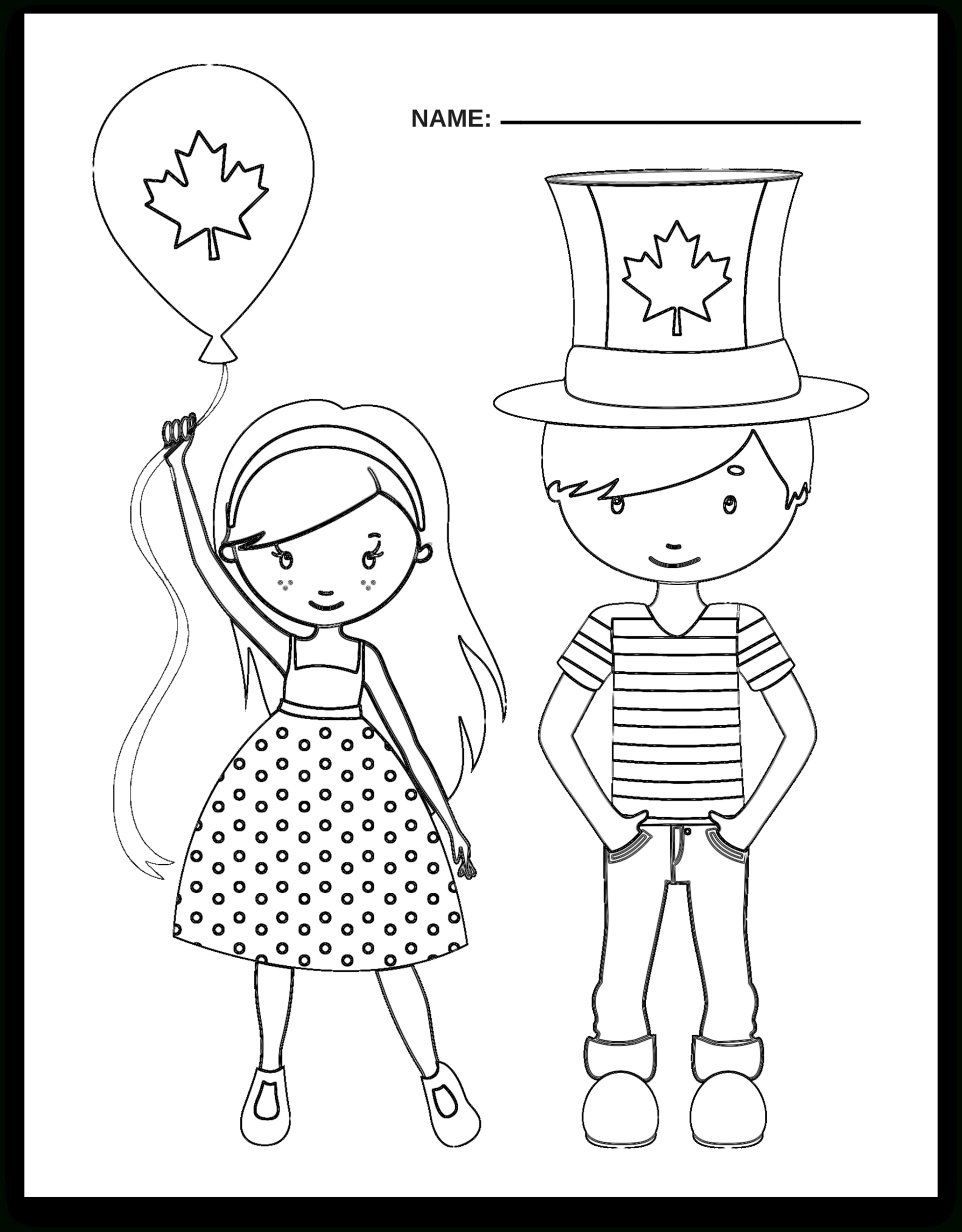 Free Printable Canada Day Preschool Learning Package throughout Free Canada Day Printables