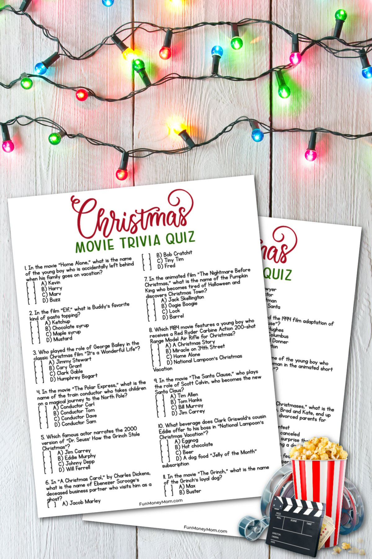 Free Printable Christmas Movie Trivia Questions And Answers intended for Free Printable Movie Quizzes