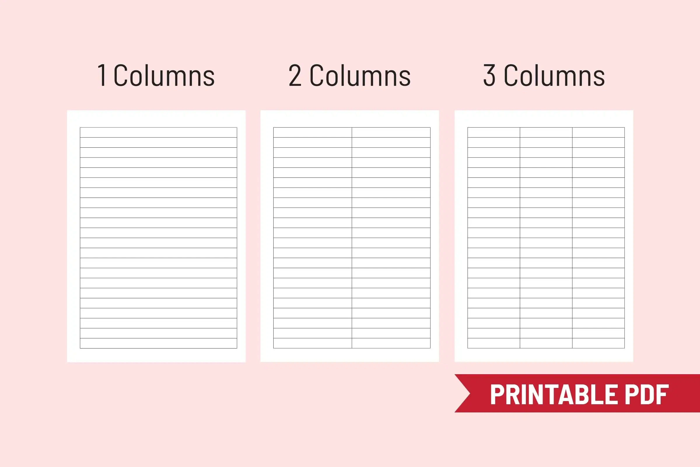 Free Printable Columns And Rows | Snapybiz intended for Free Printable Column Templates